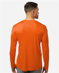 AllPro 48400 Unisex Pro-Lock Performance Long Sleeve T-Shirt - Deep Orange - model back