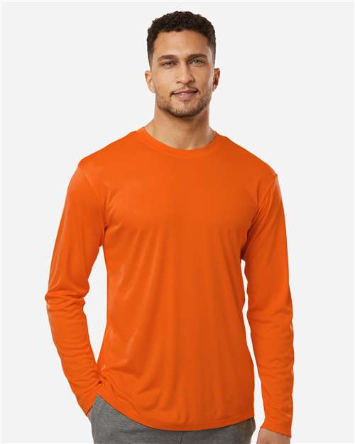AllPro 48400 Unisex Pro-Lock Performance Long Sleeve T-Shirt - Deep Orange - model front