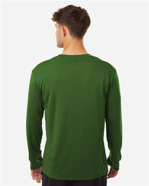 AllPro 48400 Unisex Pro-Lock Performance Long Sleeve T-Shirt - Olive Green - model back