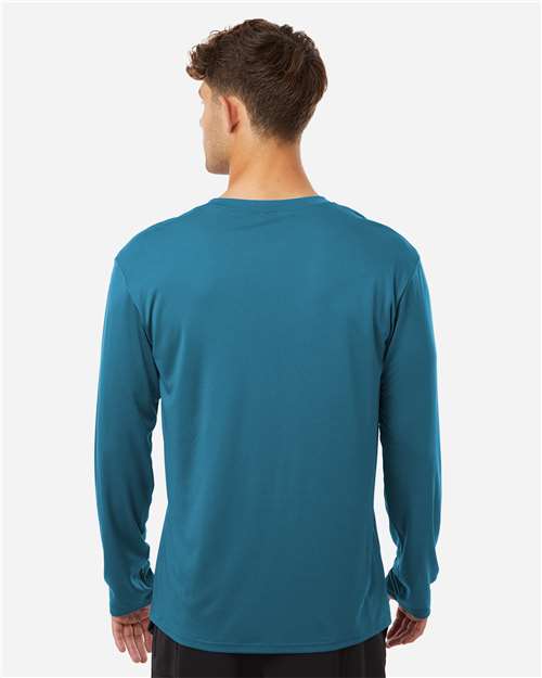 AllPro 48400 Unisex Pro-Lock Performance Long Sleeve T-Shirt - Pacific Blue - model back