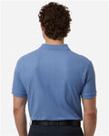 AllPro 62800 Men's Pique Polo - Heather Royal - model back