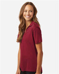 AllPro 41800L Women's Pro-Lock Performance Polo - Cardinal - model side