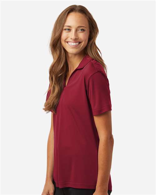 AllPro 41800L Women's Pro-Lock Performance Polo - Cardinal - model side