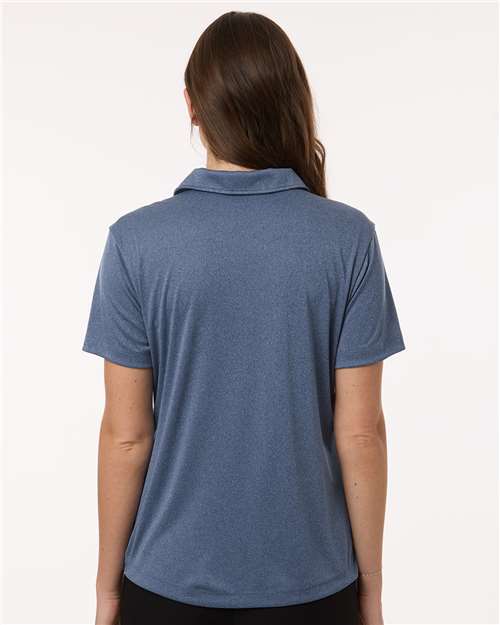 AllPro 41800L Women's Pro-Lock Performance Polo - Heather Navy - model back