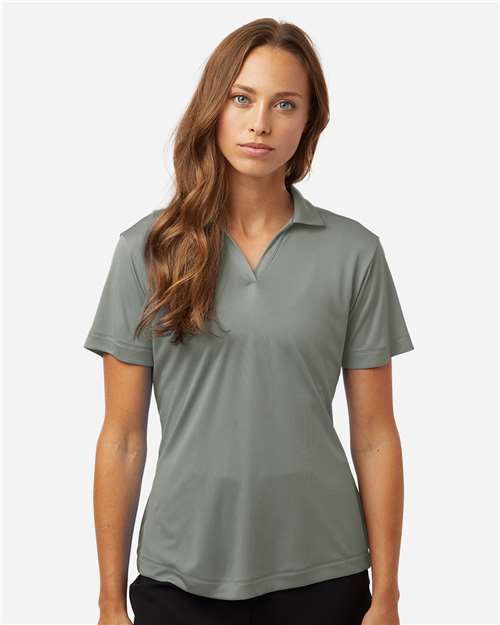 AllPro 41800L Women's Pro-Lock Performance Polo - Greystone - model front