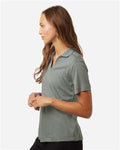 AllPro 41800L Women's Pro-Lock Performance Polo - Greystone - model side