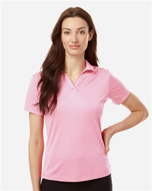 AllPro 41800L Women's Pro-Lock Performance Polo - Light Pink - model front
