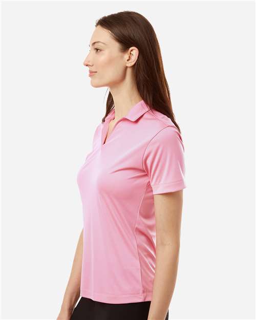 AllPro 41800L Women's Pro-Lock Performance Polo - Light Pink - model side