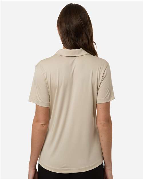 AllPro 41800L Women's Pro-Lock Performance Polo - Sand - model back