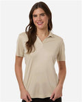 AllPro 41800L Women's Pro-Lock Performance Polo - Sand - model front