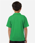 AllPro 41800Y Youth Pro-Lock Performance Polo - Kelly Green - model back