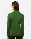 AllPro 41870L Women's Pro-Lock Performance Quarter-Zip Pullover - Olive Green - model back