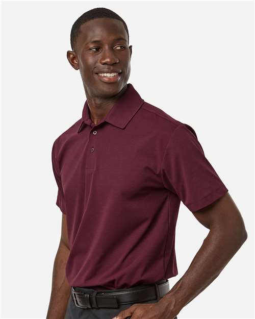AllPro 41SP0 Men's Pro-Flex Sorona Polo - Maroon - model side