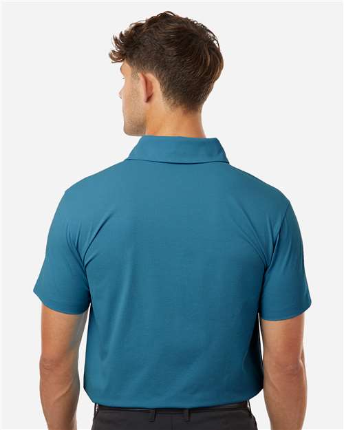 AllPro 41SP0 Men's Pro-Flex Sorona Polo - Pacific Blue - model back