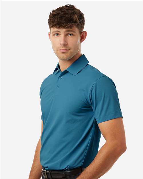 AllPro 41SP0 Men's Pro-Flex Sorona Polo - Pacific Blue - model side