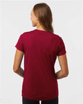 AllPro 48000L Women's Pro-Lock Performance T-Shirt - Cardinal - model back