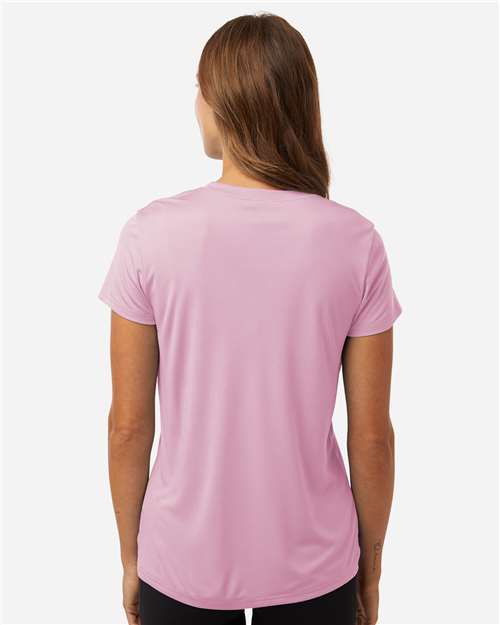AllPro 48000L Women's Pro-Lock Performance T-Shirt - Light Pink - model back