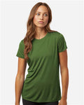 AllPro 48000L Women's Pro-Lock Performance T-Shirt - Olive Green - model front