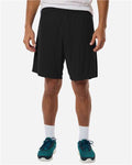 AllPro 48SH0 Men's Pro-Lock Performance 7" Shorts with Pockets - Black - model front