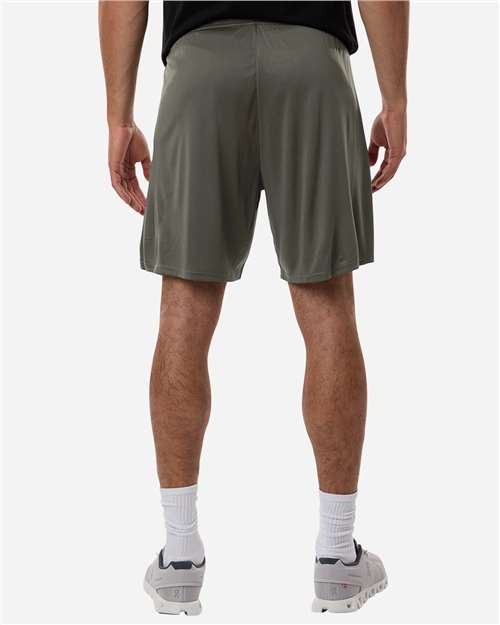 AllPro 48SH0 Men's Pro-Lock Performance 7" Shorts with Pockets - Charcoal - model back