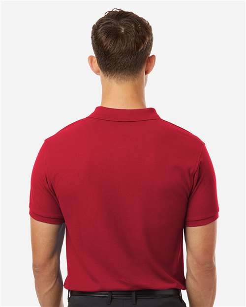 AllPro 62800T Men's Tall Pique Polo - Red - model back
