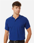 AllPro 62800T Men's Tall Pique Polo - Royal - model front