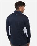 Puma Golf 628858 Men's Pure 2.0 Quarter-Zip - Deep Navy/ White Glow - model back