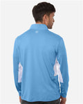 Puma Golf 628858 Men's Pure 2.0 Quarter-Zip - Team Light Blue/ White Glow - model back