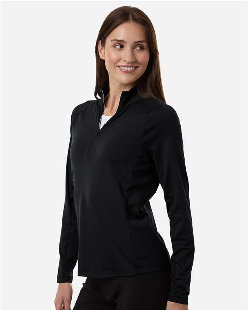 Puma Golf 629449 Women's Pure 2.0 Quarter-Zip - Puma Black - model side