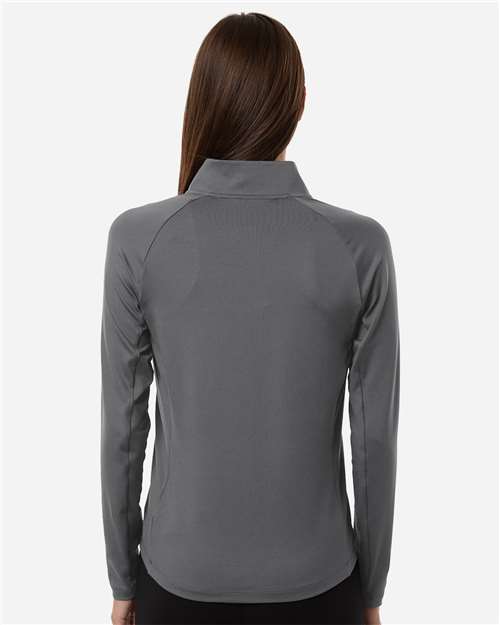 Puma Golf 629449 Women's Pure 2.0 Quarter-Zip - Slate Sky - model back
