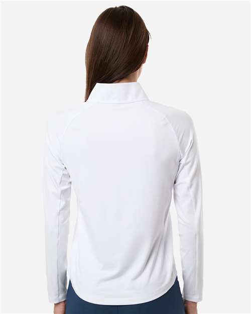 Puma Golf 629449 Women's Pure 2.0 Quarter-Zip - White Glow - model back