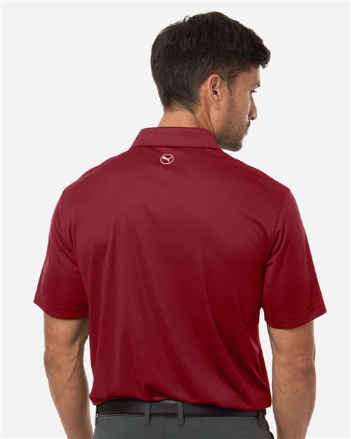 Puma Golf 629948 Men's Pure 2.0 Polo - Dark Crimson - model back
