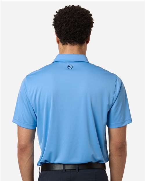 Puma Golf 629948 Men's Pure 2.0 Polo - Team Light Blue - model back