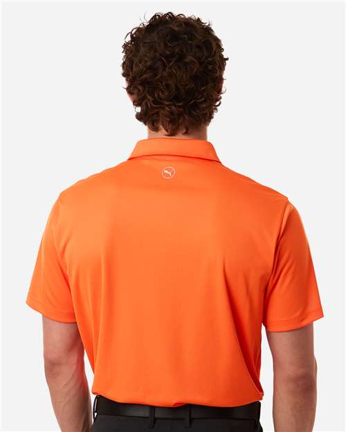 Puma Golf 629948 Men's Pure 2.0 Polo - Rickie Orange - model back