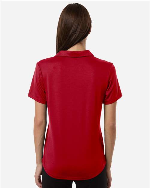 Puma Golf 631050 Women's Icon Polo 2.0 - Strong Red - model back