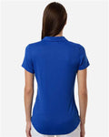 Puma Golf 631051 Womens Icon Heather Polo - Festive Blue Heather - model back