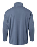 AllPro 41870Y Youth Pro-Lock Performance Quarter-Zip Pullover - Heather Navy - back