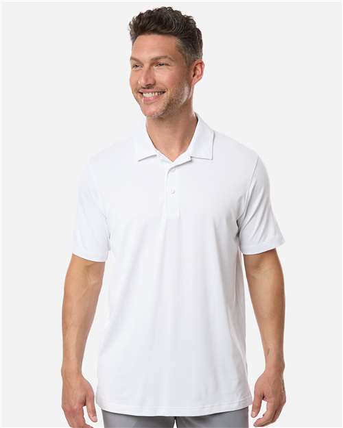 Puma Golf 631055 Men's Icon Polo 2.0 - White Glow - model front