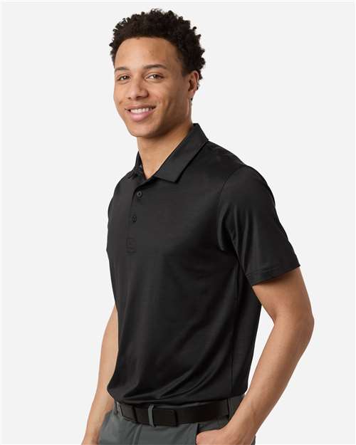 Puma Golf 631057 Men's Icon Heather Polo 2.0 - Puma Black Heather - model side
