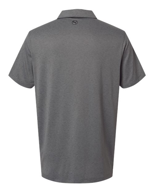 Puma Golf 631057 Men's Icon Heather Polo 2.0 - Slate Sky Heather - back