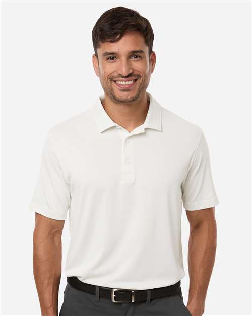 Puma Golf 631057 Men's Icon Heather Polo 2.0 - Warm White Heather - model front