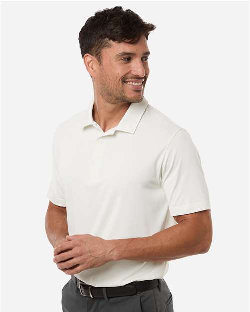 Puma Golf 631057 Men's Icon Heather Polo 2.0 - Warm White Heather - model side