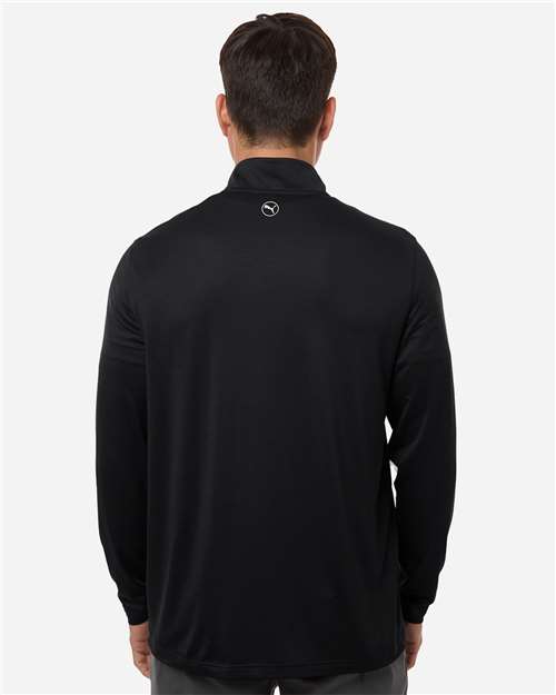 Puma Golf 631059 Men's Icon 2.0 Quarter-Zip - Puma Black - model back