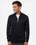 Puma Golf 631059 Men's Icon 2.0 Quarter-Zip - Puma Black - model front
