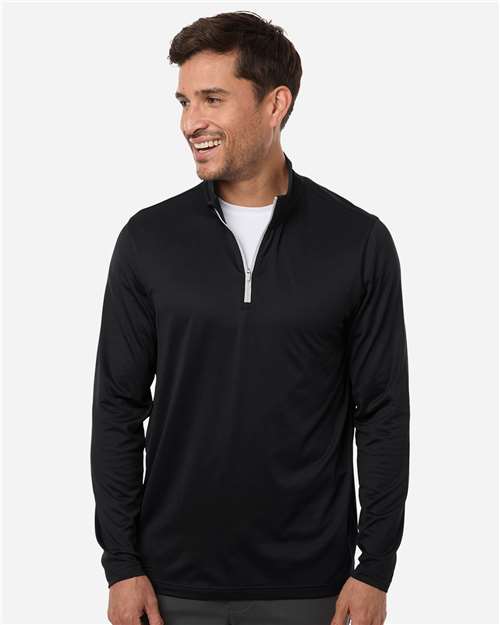 Puma Golf 631059 Men's Icon 2.0 Quarter-Zip - Puma Black - model front