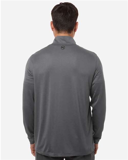 Puma Golf 631059 Men's Icon 2.0 Quarter-Zip - Slate Sky - model back