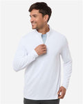 Puma Golf 631059 Men's Icon 2.0 Quarter-Zip - White Glow - model front