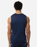 Team 365 TT115 Unisex Zone Performance Reversible Jersey - Sport Dark Navy/ White - model back