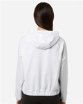 Core 365 CE520LW Women's UltraUVP Shoreline Long Sleeve Hooded Pullover - White - model back