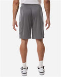 Team 365 TT115B Unisex Zone Performance Reversible Shorts - Sport Graphite/ White - model back